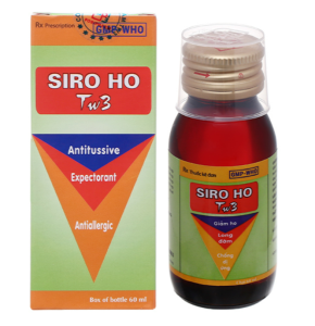 Siro ho TW3 (Amonium Chloride + Chlorpheniramine + Dextromethorphan + Guaifenesin + Sodium Citrate)