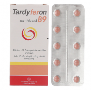 Tardyferon B9 (Ferrous sulfate + Folic acid)