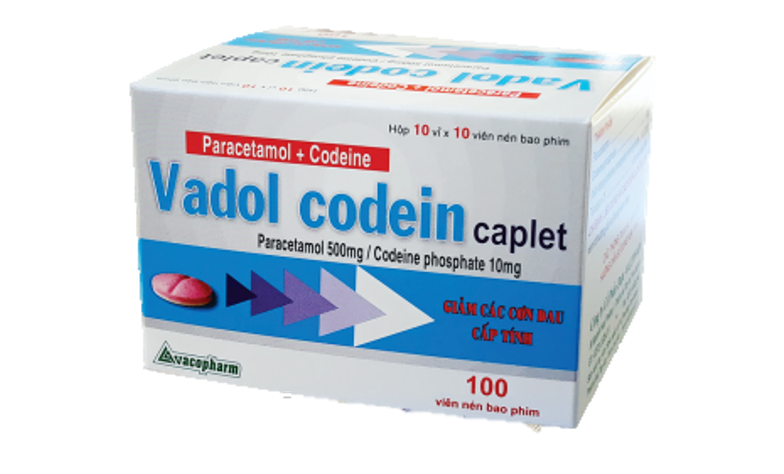 Vadol codein caplet (Codeine + Paracetamol)