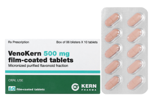 Venokern 500mg Film coated tablet (Diosmin + Hesperidin)