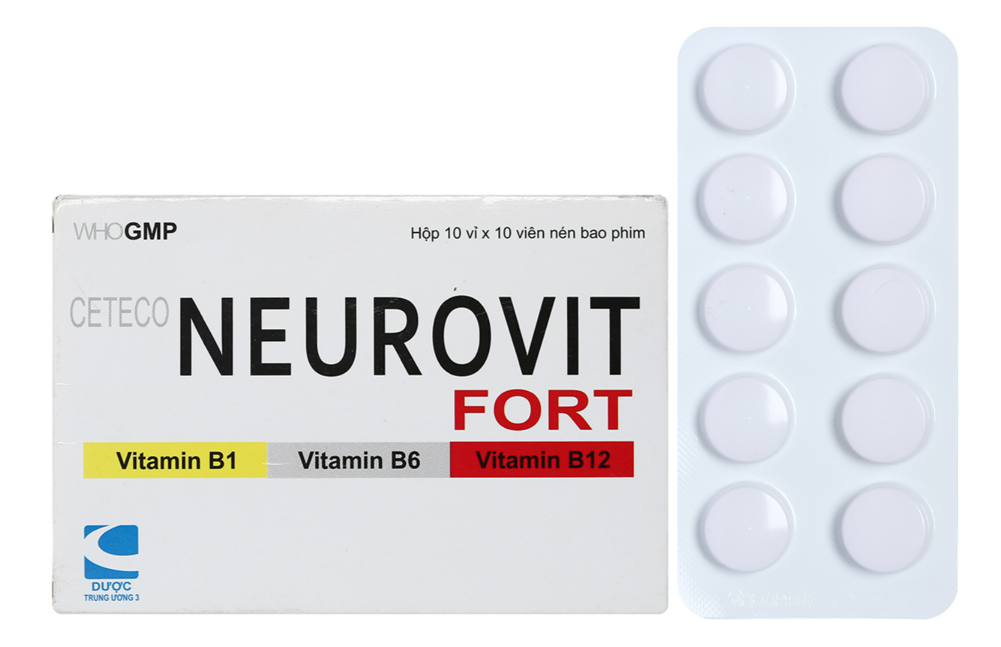 Ceteconeurovit Fort (Vitamin B1 + Vitamin B6 + Vitamin B12)