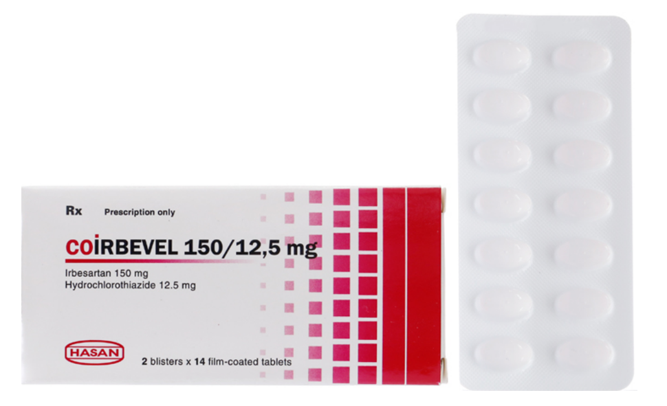Coirbevel 150/12.5mg (Hydrochlorothiazide + Irbesartan)