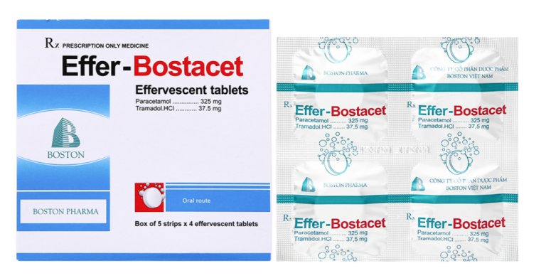 Thuốc giảm đau gây nghiện Bostacet/Effer Bostacet