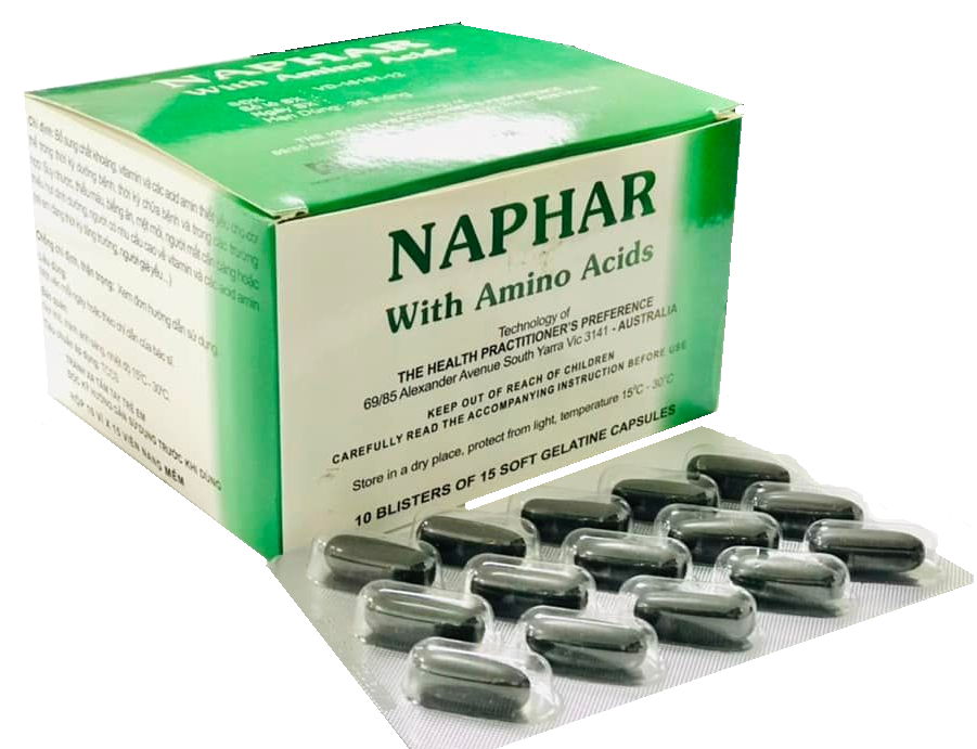Naphar With Amino Acids (Khoáng chất + Lysine + Các Vitamin)