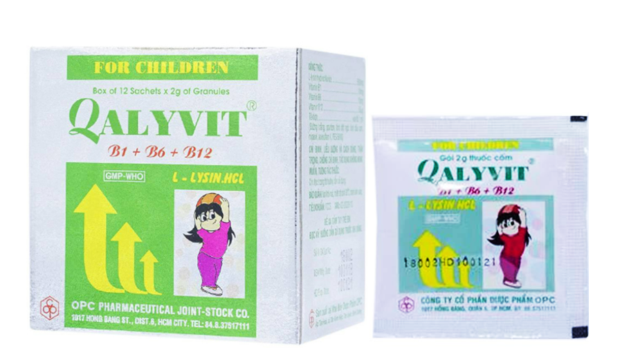 Qalyvit (Khoáng chất + Lysine + Các Vitamin)