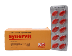 Synervit (Vitamin B1 + Vitamin B6 + Vitamin B12)