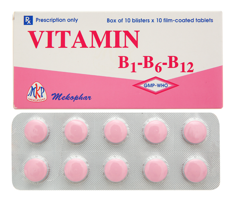 Vitamin B1-B6-B12 (Mekophar) (Vitamin B1 + Vitamin B6 + Vitamin B12)