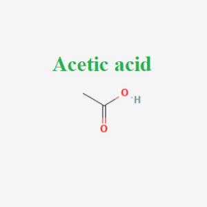 Công thức cấu tạo của acid acetic (Acetic acid chemical)