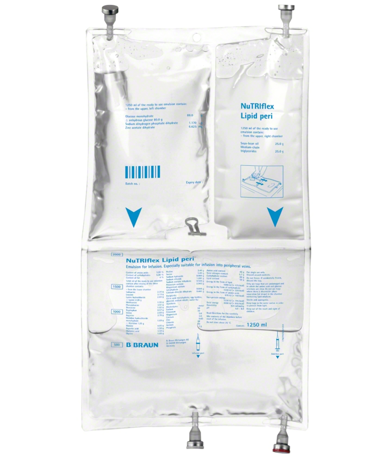 Nutriflex Lipid Peri (Amino acid + Glucose + Lipid (+ Điện giải))