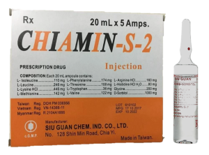 Dung dịch bổ sung amino acid - Chiamin-S Injection