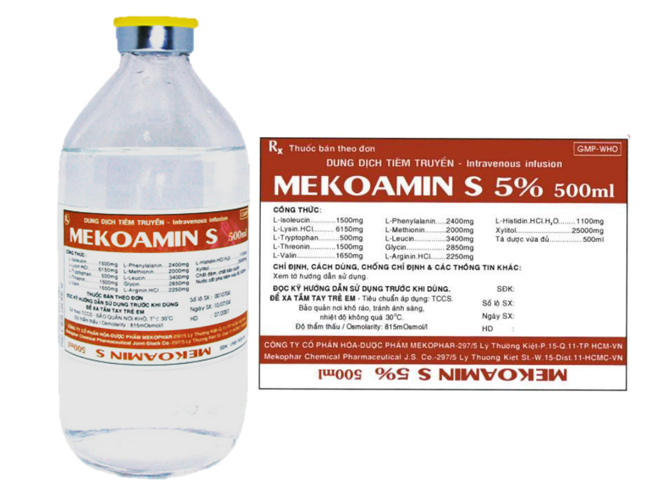 Mekoamin S 5% (Amino acid chuẩn)