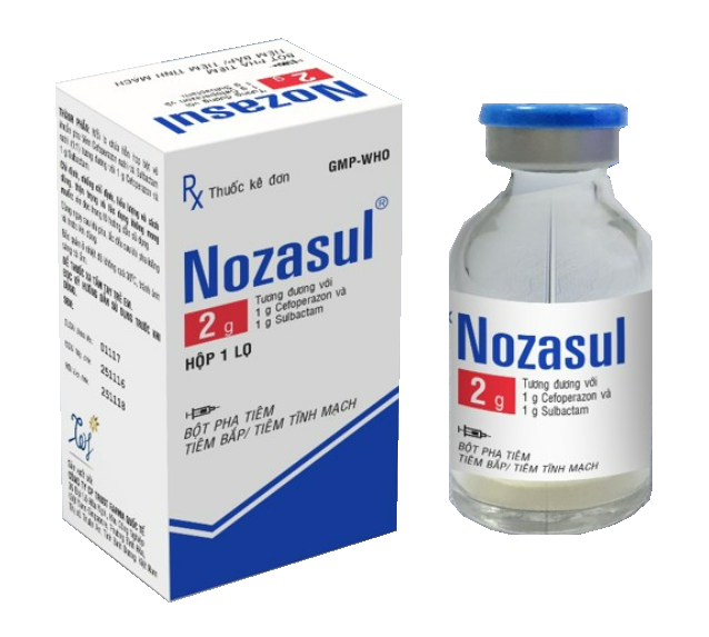 Nozasul 2g (Cefoperazone + Sulbactam)