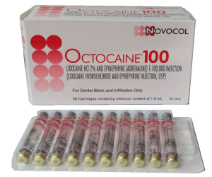 Octocaine 100 (Epinephrine + Lidocaine)