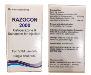 Razocon 2000 (Cefoperazone + Sulbactam