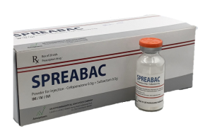 Spreabac 2g (Cefoperazone + Sulbactam)