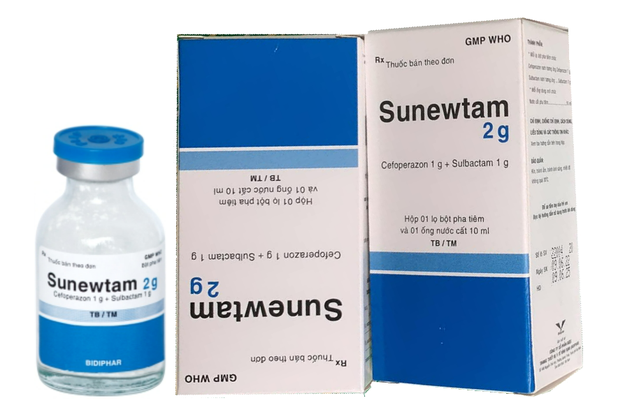 Sunewtam 2g (Cefoperazone + Sulbactam)