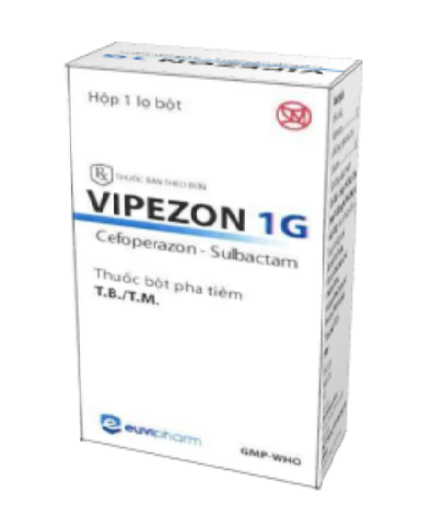 Vipezon 1g (Cefoperazone + Sulbactam)