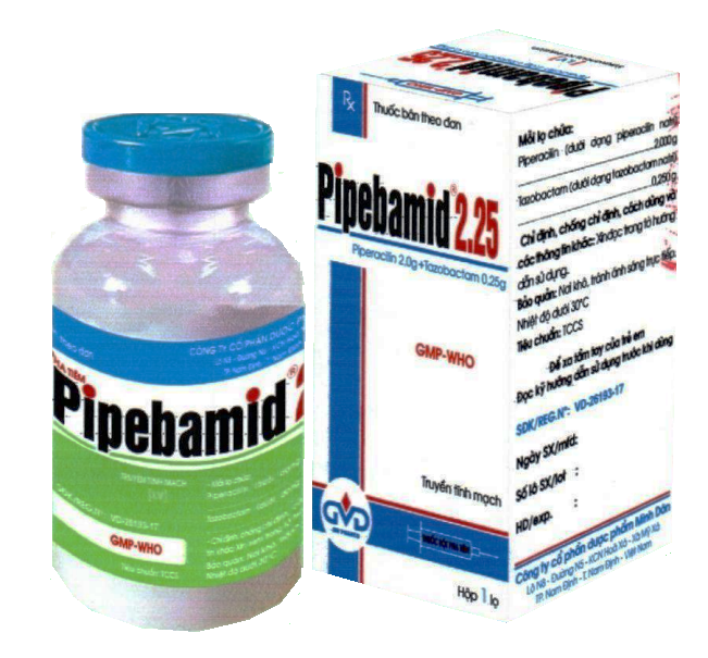 Pipebamid 2,25 (Piperacillin + Tazobactam)