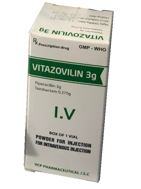 Vitazovilin 3g (Piperacillin + Tazobactam)