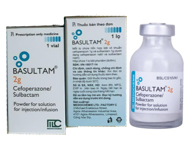 Basultam (Cefoperazone + Sulbactam)