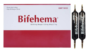Bifehema (Đồng gluconat + Mangan gluconat + Sắt gluconat)