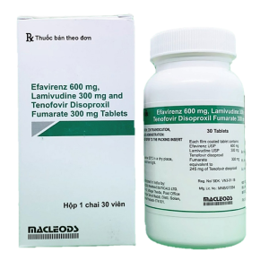 Efavirenz 600 mg, Lamivudin 300 mg and Tenofovir Disoproxil Fumarat 300 mg Tablets (Macleods Pharmaceuticals Ltd)