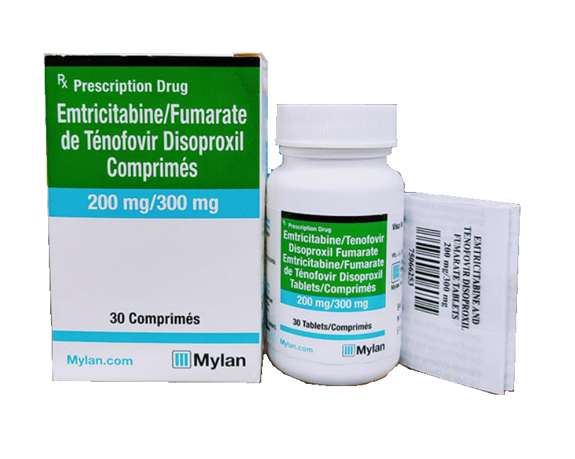 Emtricitabine & Tenofovir disoproxil fumarate Tablets 200mg/300mg Mylan