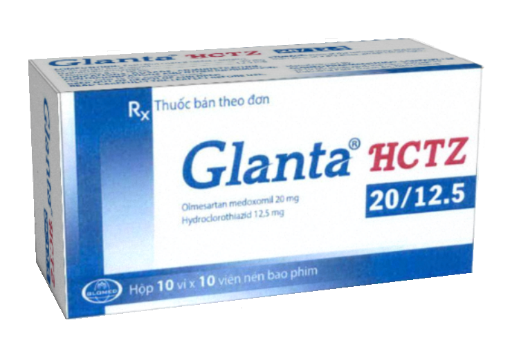 Glanta HCTZ 20/12.5 (Hydrochlorothiazide + Olmesartan)