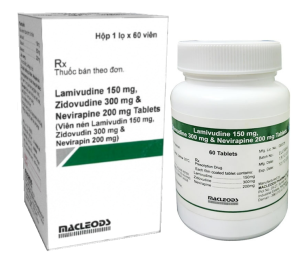 Lamivudine 150mg, Zidovudine 300mg & Nevirapine 200mg Tablets