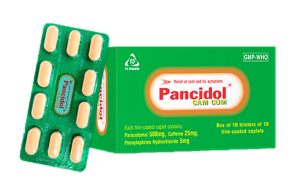 Pancidol cảm cúm (Caffeine + Paracetamol + Phenylephrine)