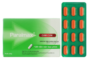 Paralmax cảm cúm (Caffeine + Paracetamol + Phenylephrine)