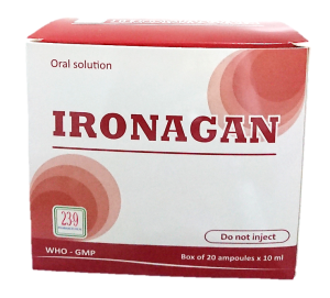 Ironagan (Đồng gluconat + Mangan gluconat + Sắt gluconat)