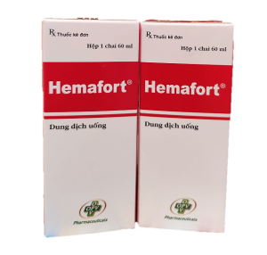 Hemafort (Đồng gluconat + Mangan gluconat + Sắt gluconat)