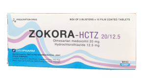 Zokora-HCTZ 20/12,5 (Hydrochlorothiazide + Olmesartan)