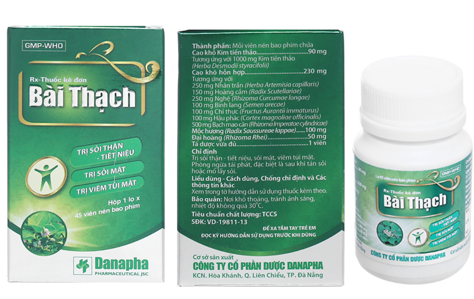 Thuốc Bài thạch Danapha của Công ty cổ phần dược Danapha 