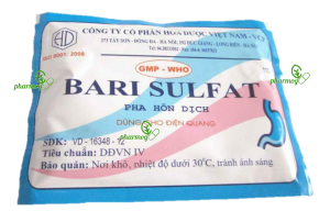 Bari sulfat pha hỗn dịch (Công ty cổ phần Hóa dược Việt Nam)