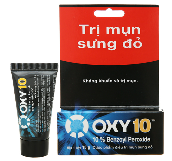 Oxy 10 (Lotion bôi da Benzoyl Peroxide 10%)