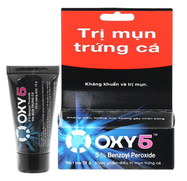 Oxy 5 (Lotion bôi da Benzoyl Peroxide 5%)