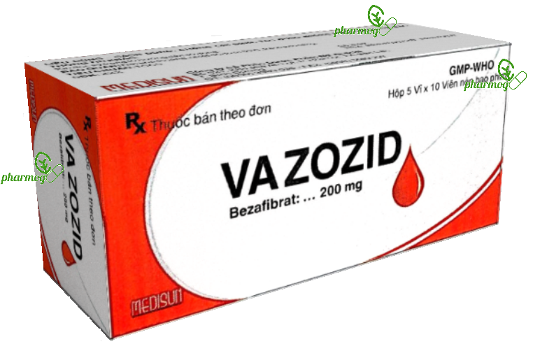 Vazozid (Bezafibrat 200mg)