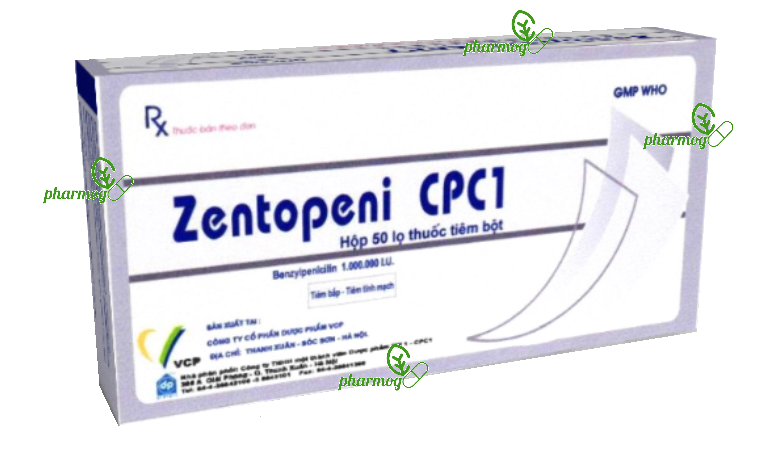 Zentopeni CPC1 (Thuốc bột pha tiêm Benzylpenicilin natri 1.000.000 IU.)