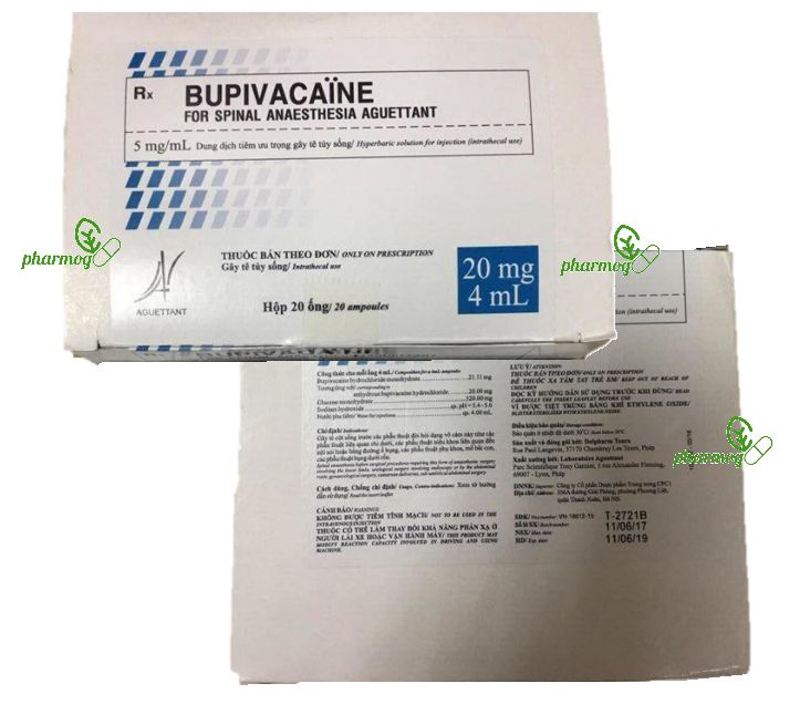 Bupivacaine for spinal anaesthesia Aguettant (Bupivacaine 20mg/4ml)