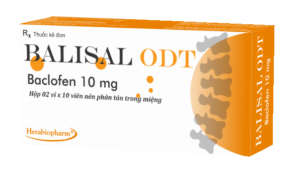 Viên nén phân tán Balisal ODT (Baclofen 10mg)