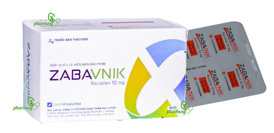 Zabavnik (Baclofen 10mg)